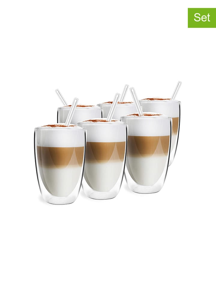 Vialli Design 13-częściowy zestaw szklanek ze słomkami rozmiar: onesize