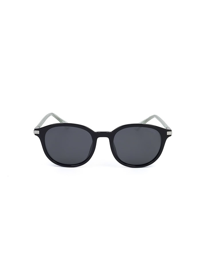 Polaroid Okulary przeciwsłoneczne unisex w kolorze czarno-szaro-niebieskim rozmiar: 50