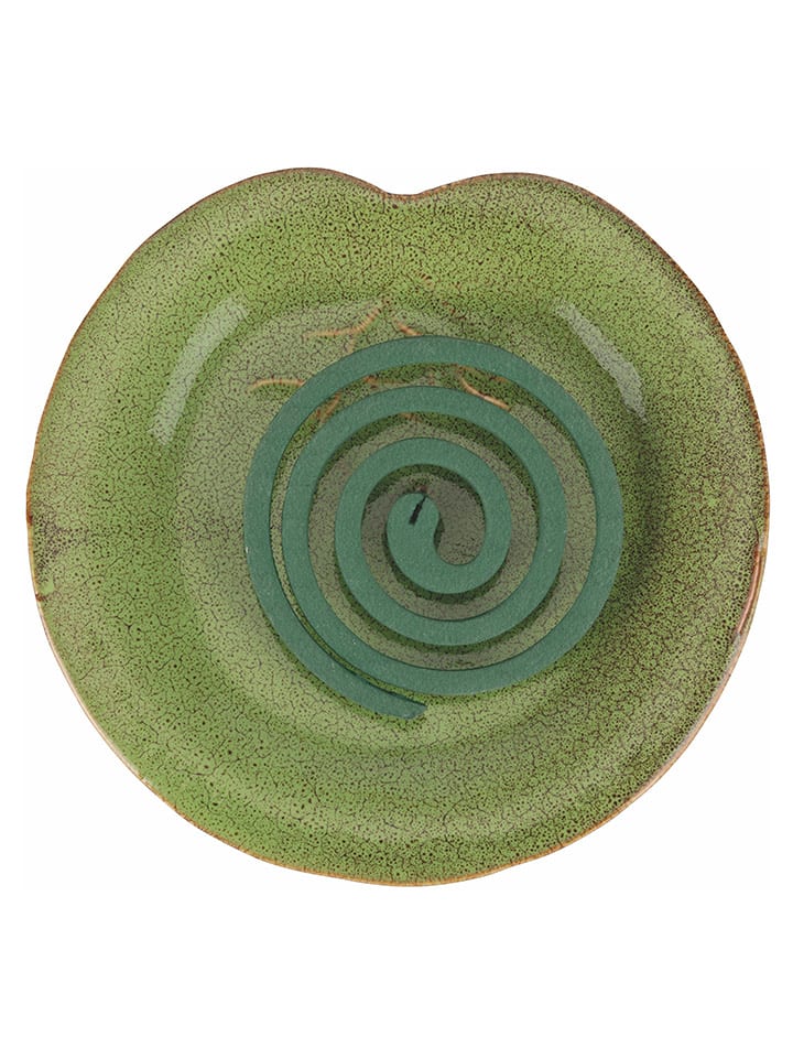 Villa d´Este Uchwyt "Jungle" w kolorze zielonym na spiralę przeciw komarom - Ø 19 cm rozmiar: onesize