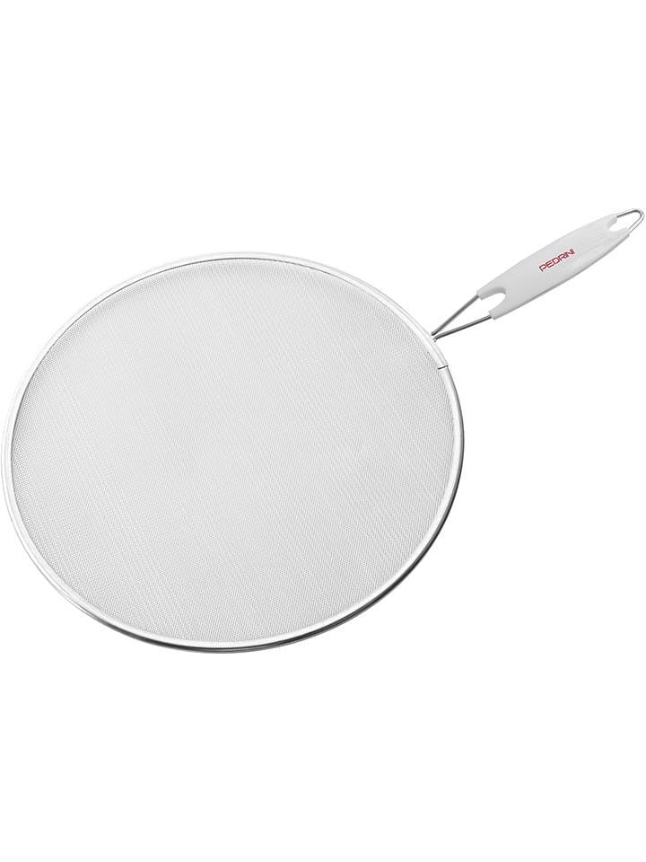 Pedrini Aluminiowy durszlak w kolorze srebrnym - dł. 29 cm rozmiar: onesize