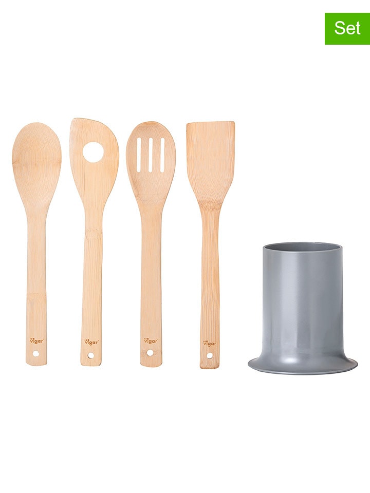 Vigar 5-częściowy zestaw "Taula" w kolorze jasnobrązowo-szarym rozmiar: onesize