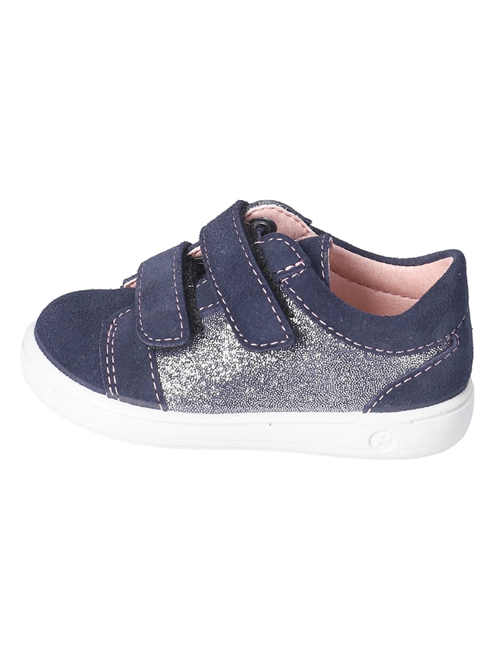 PEPINO Skórzane sneakersy "Nadja" w kolorze granatowym rozmiar: 21