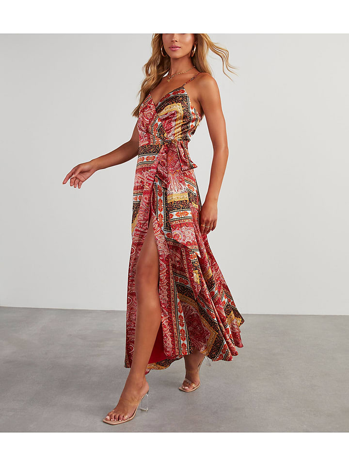 LA Angels Sukienka w kolorze czerwono-żółtym rozmiar: M