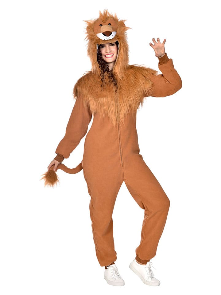 amscan Kombinezon kostiumowy "Lion" w kolorze jasnobrązowym rozmiar: XL