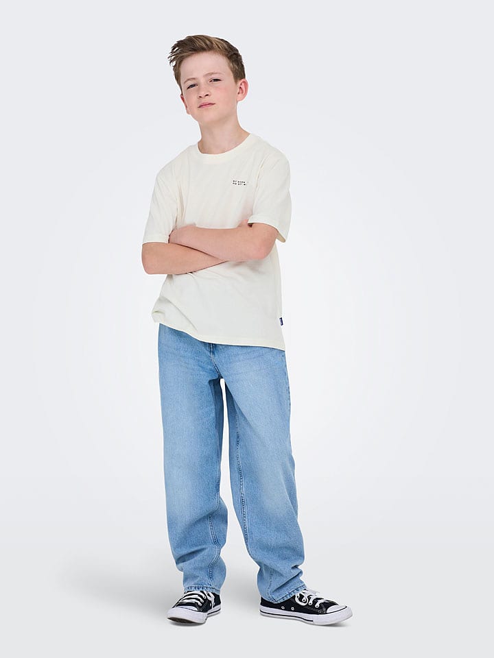 Only&Sons Koszulka "Summer life" w kolorze białym rozmiar: 170/176