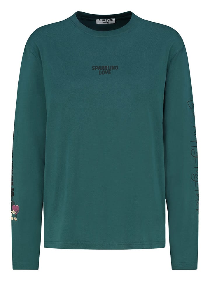 Sublevel Koszulka w kolorze morskim rozmiar: M