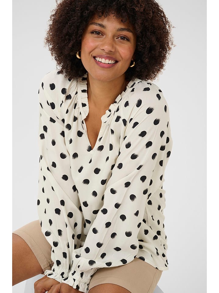 Cream Bluzka w kolorze kremowo-czarnym rozmiar: 40