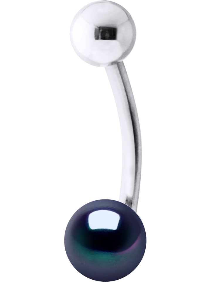 Pearline Srebrny kolczyk z perłą do piercingu rozmiar: onesize