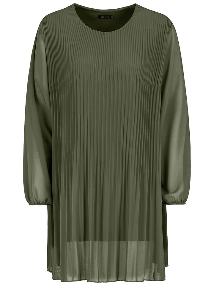 Sublevel Sukienka w kolorze oliwkowym rozmiar: S/M