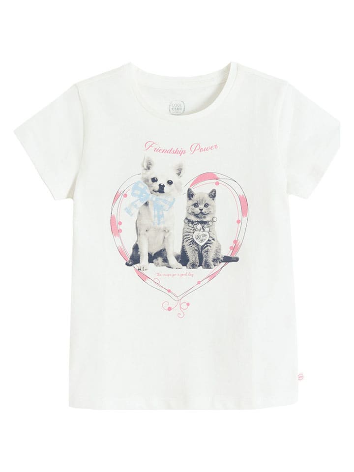 COOL CLUB Koszulka w kolorze białym rozmiar: 92