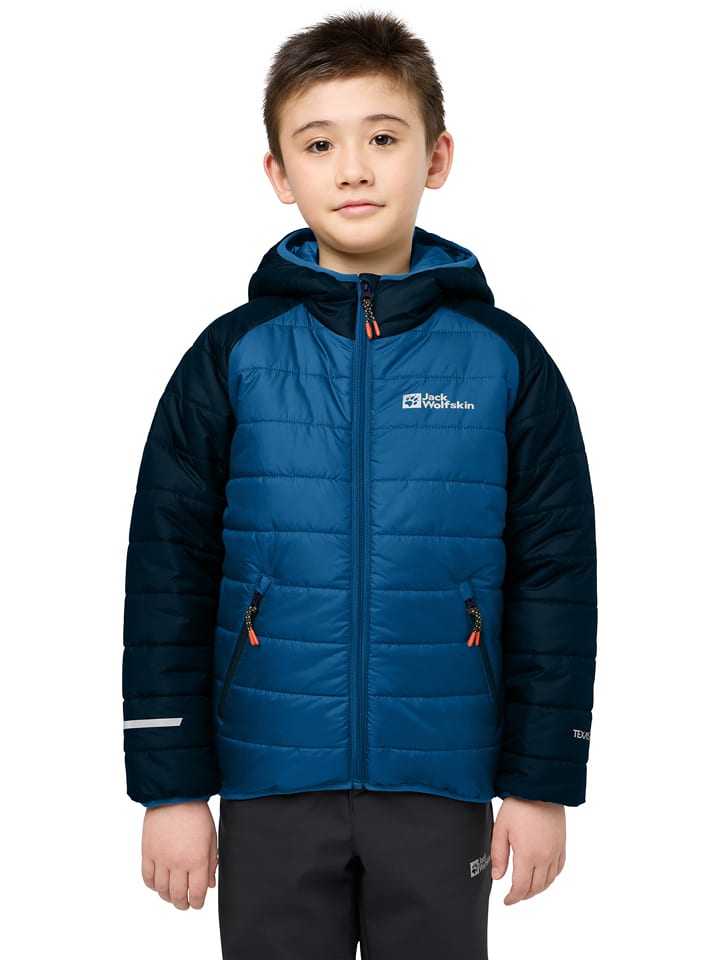 Jack Wolfskin Kurtka przejściowa "Zenon" w kolorze niebiesko-granatowym rozmiar: 128