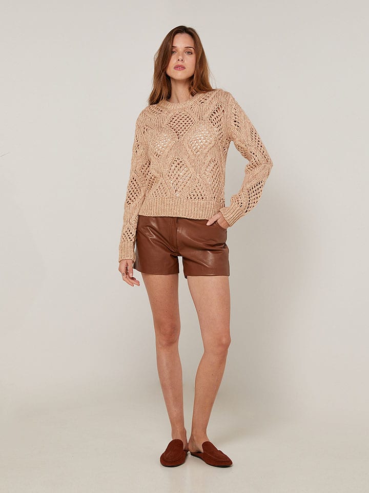 Rodier Sweter w kolorze beżowym rozmiar: XL