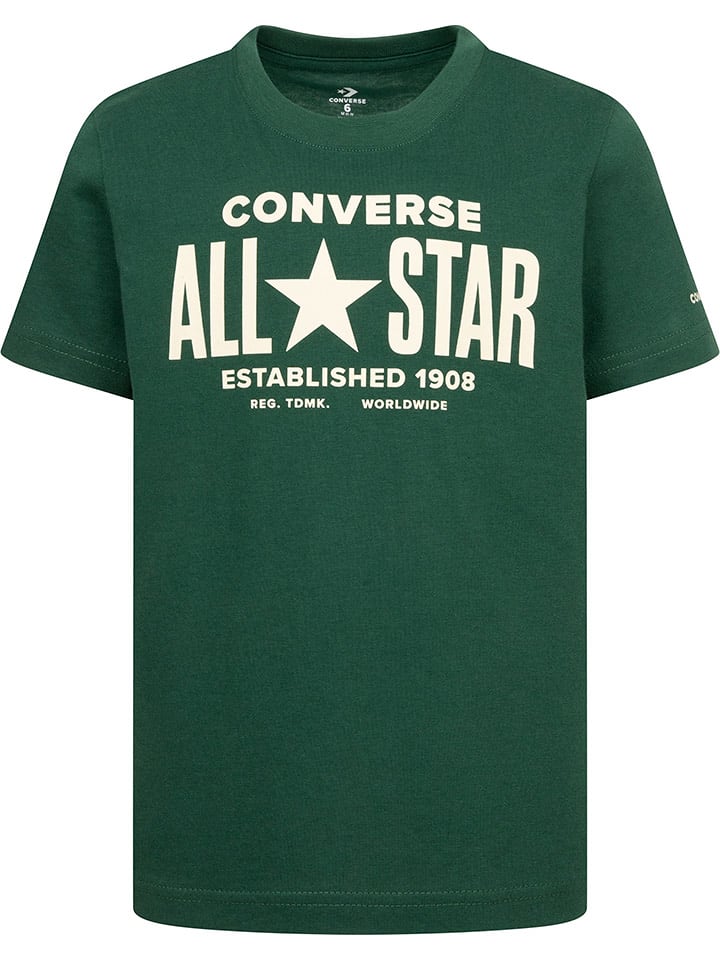 Converse Koszulka w kolorze zielonym rozmiar: 140-152