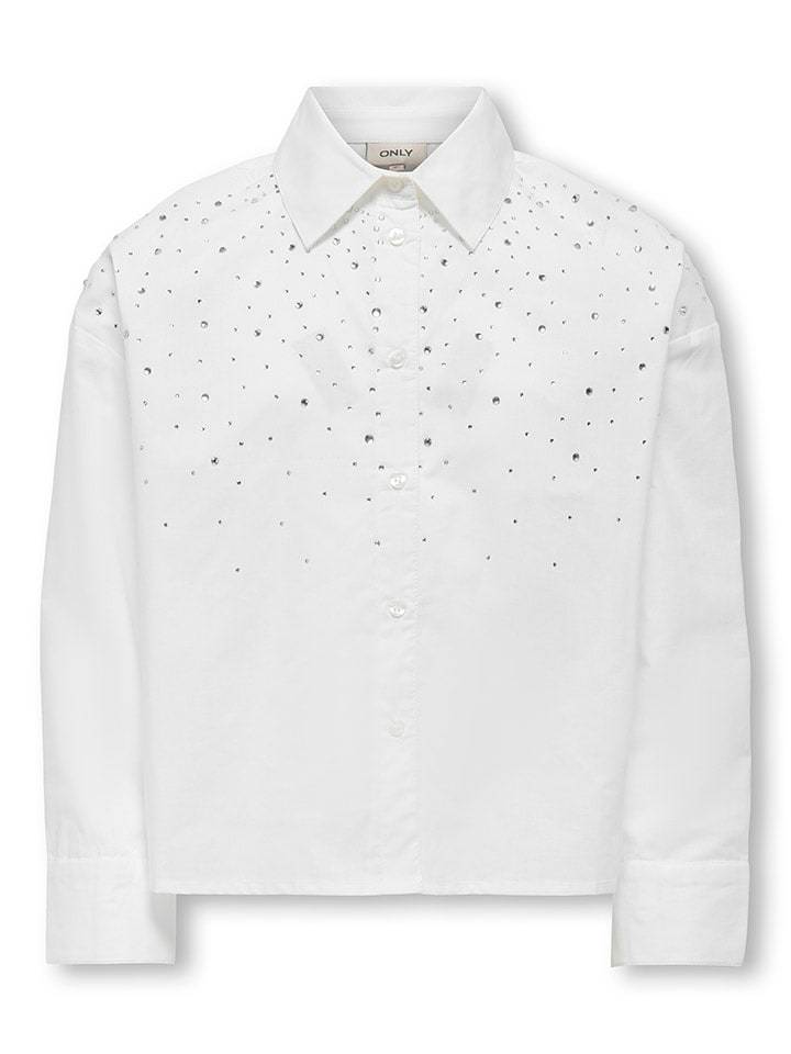 KIDS ONLY Bluzka "Linah" w kolorze białym rozmiar: 158