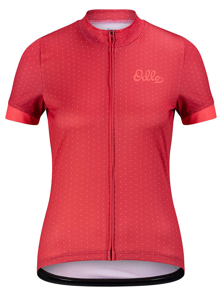 Odlo Koszulka kolarska "Essential" w kolorze czerwonym rozmiar: XS