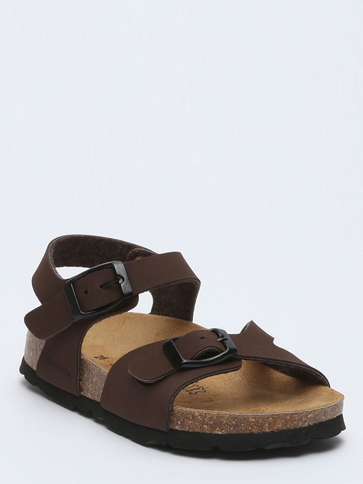 BACKSUN Sandały "Tana" w kolorze brązowym rozmiar: 33