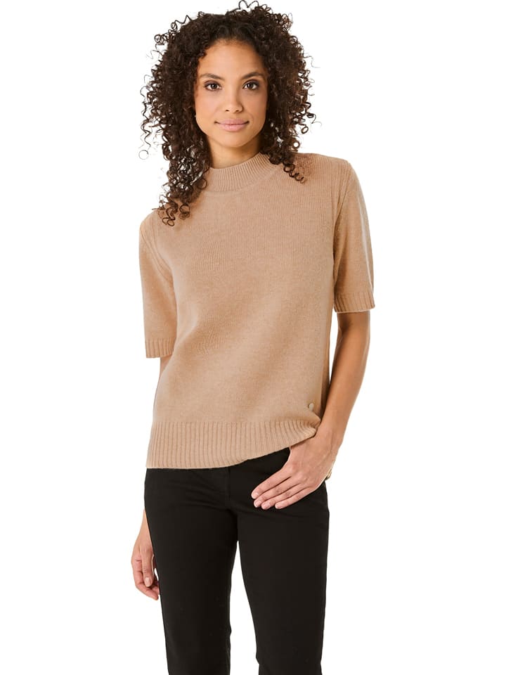 WITT WEIDEN Wełniana bluzka w kolorze beżowym rozmiar: 36