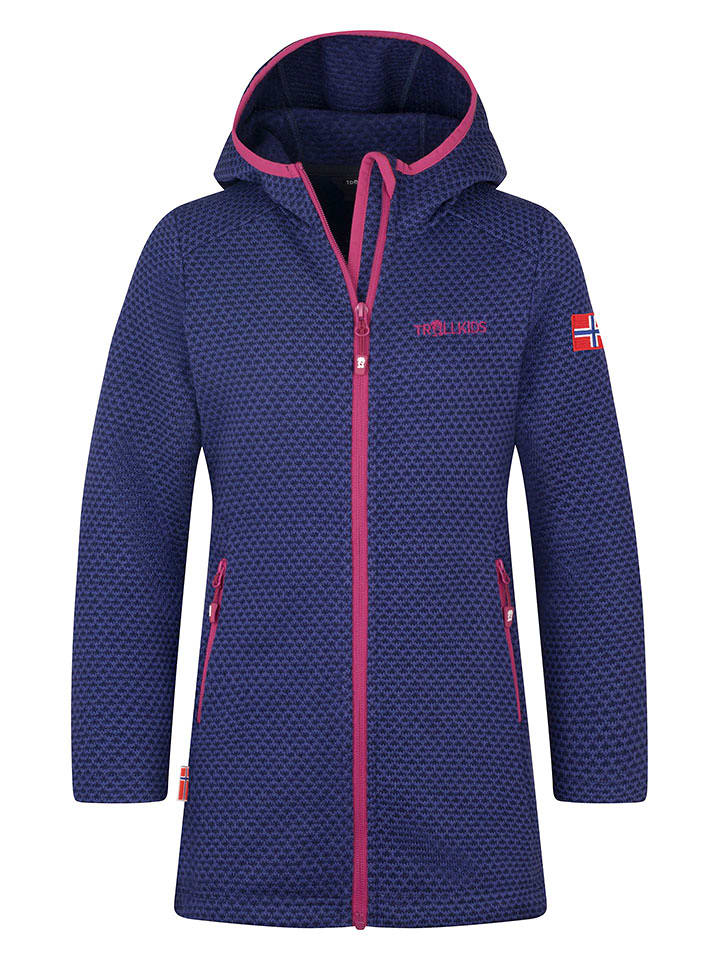 Trollkids Kurtka polarowa "Jondalen" w kolorze fioletowym rozmiar: 110