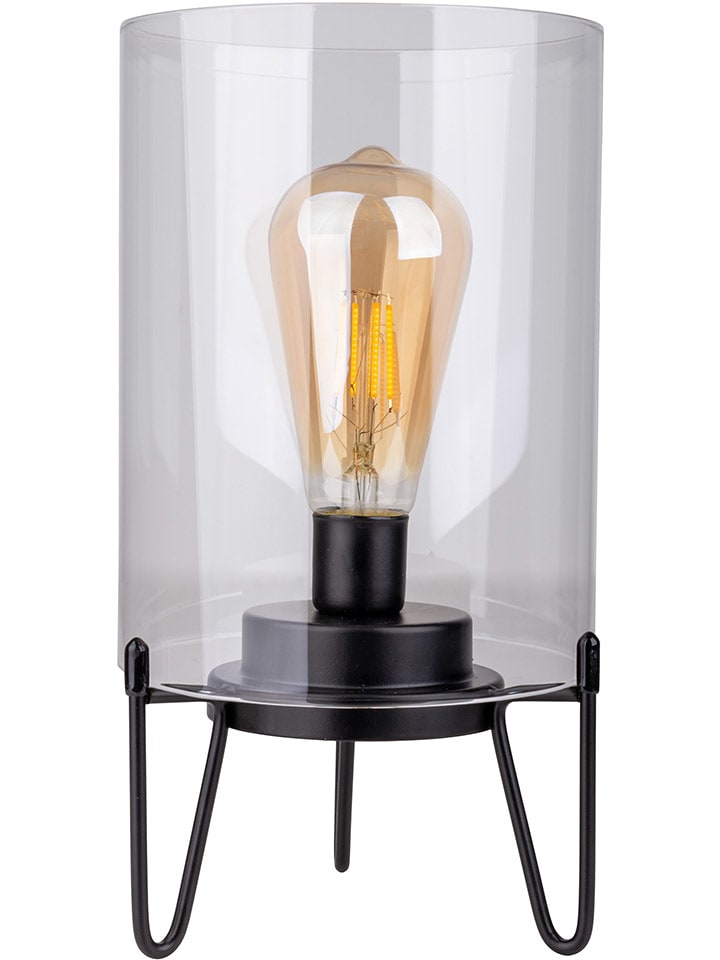 näve Lampa stołowa "Lonna" w kolorze szarym - wys. 28,5 x Ø 15 cm rozmiar: onesize