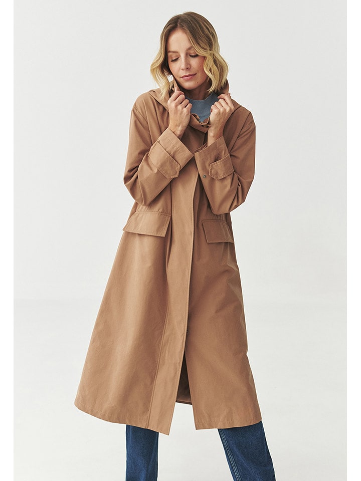 TATUUM Płaszcz przejściowy w kolorze jasnobrązowym rozmiar: M