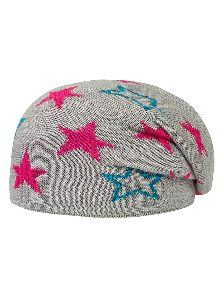 Döll Dwustronna czapka w kolorze szaro-różowym rozmiar: 53 cm