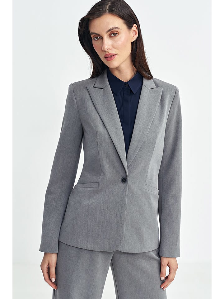 Nife Blezer w kolorze szarym rozmiar: 40