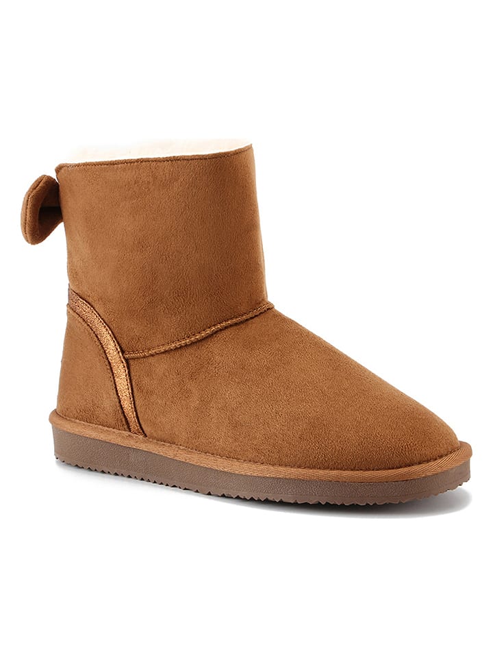 ISLAND BOOT Botki zimowe "Massey" w kolorze jasnobrązowym rozmiar: 36