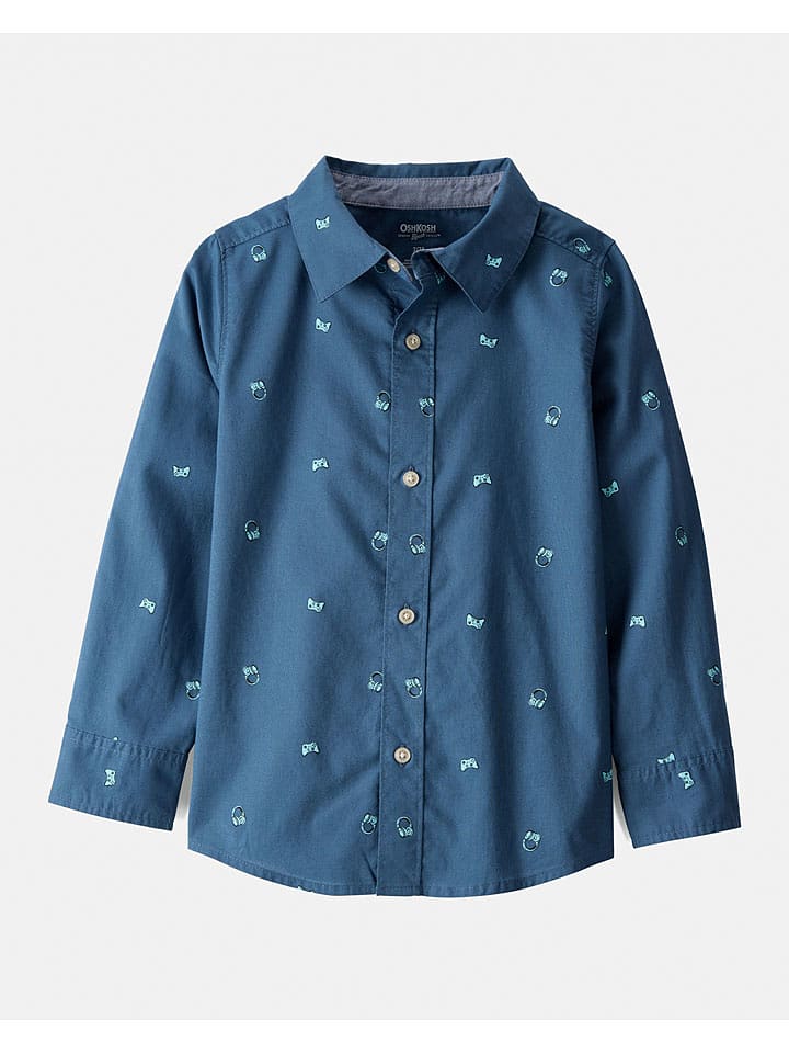 OshKosh Koszula w kolorze niebieskim rozmiar: 122