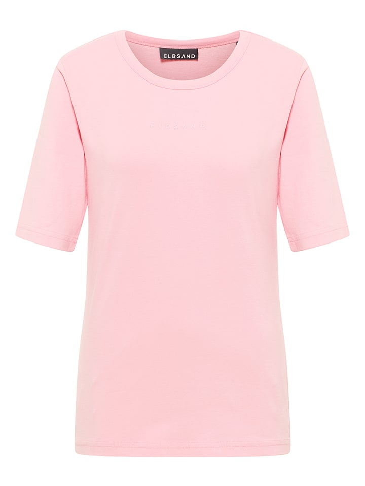 ELBSAND Koszulka "Siva" w kolorze jasnoróżowym rozmiar: M