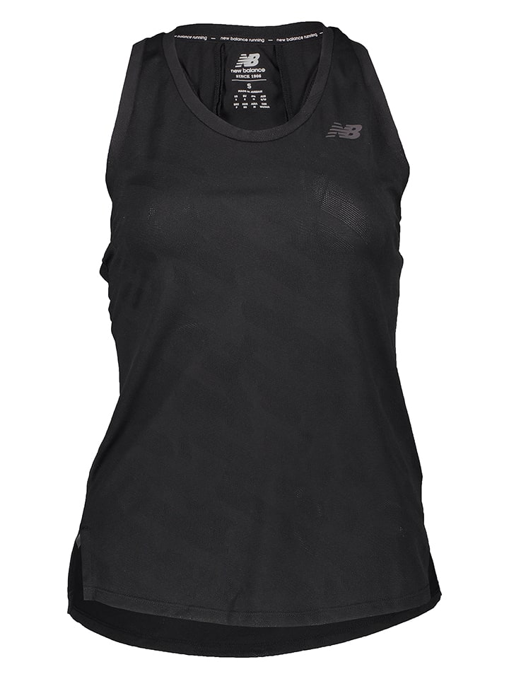 New Balance Top sportowy w kolorze czarnym rozmiar: XS