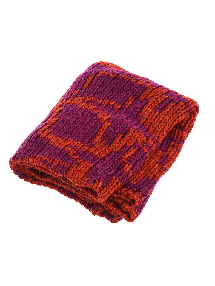 Buff Szal-koło w kolorze pomarańczowo-fioletowym - 46 x 38 cm rozmiar: onesize