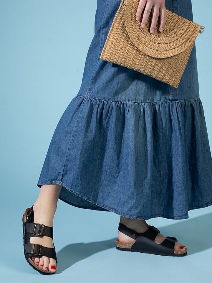 BAYTON Sandały "Achille" w kolorze czarnym rozmiar: 40