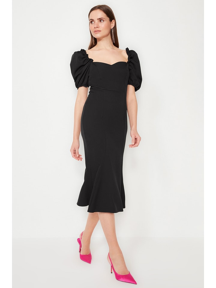 trendyol Sukienka w kolorze czarnym rozmiar: 38