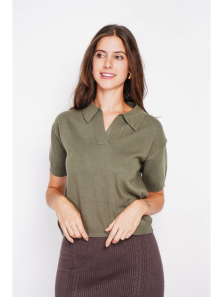 William de Faye Sweter w kolorze khaki rozmiar: 42