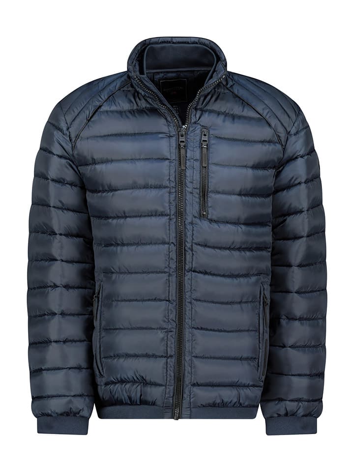 Geographical Norway Kurtka pikowana "Alonzo" w kolorze granatowym rozmiar: M