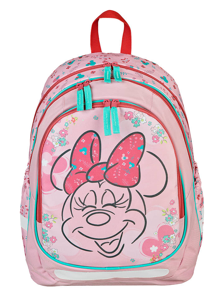 Disney Minnie Mouse Plecak szkolny "Myszka Minnie" w kolorze jasnoróżowym - 43 x 31 x 19 cm rozmiar: onesize