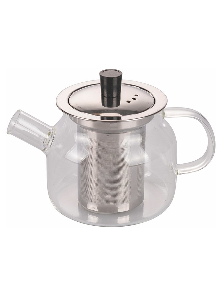 Villa d´Este Dzbanek w kolorze srebrnym do herbaty - 470 ml rozmiar: onesize