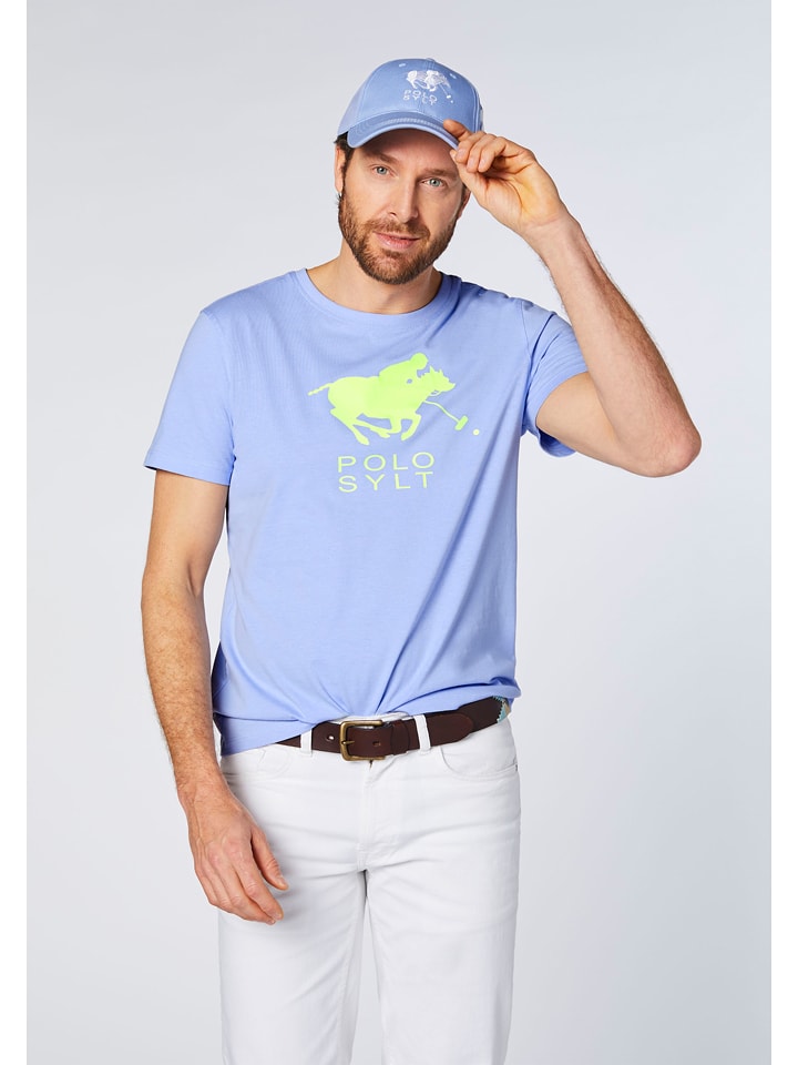 Polo Sylt Koszulka w kolorze błękitnym rozmiar: XXL