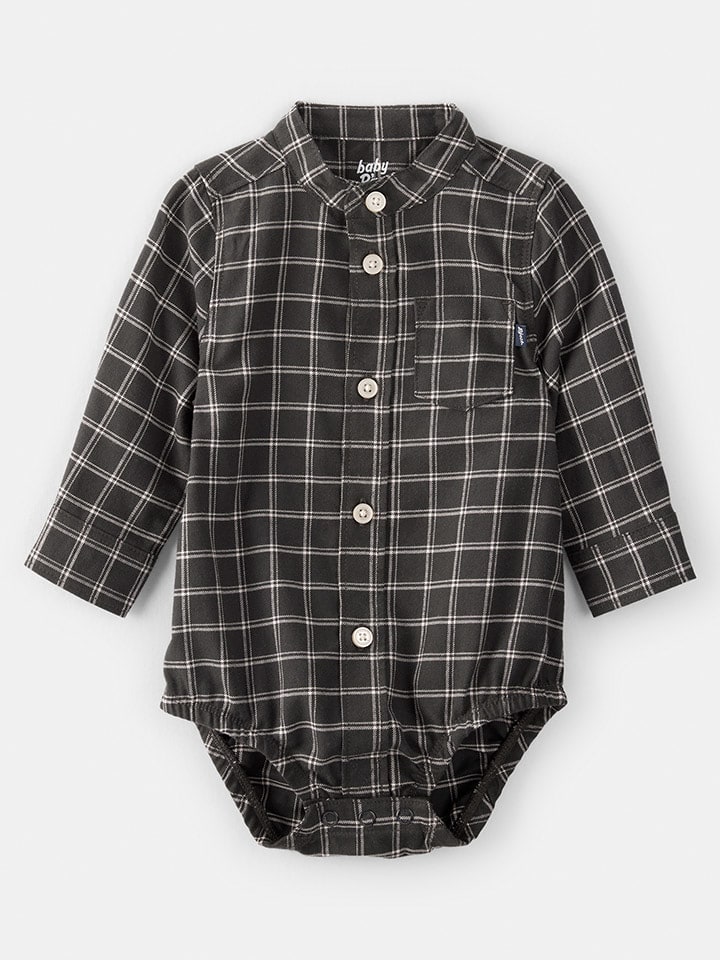 OshKosh Body-koszula w kolorze antracytowym rozmiar: 86