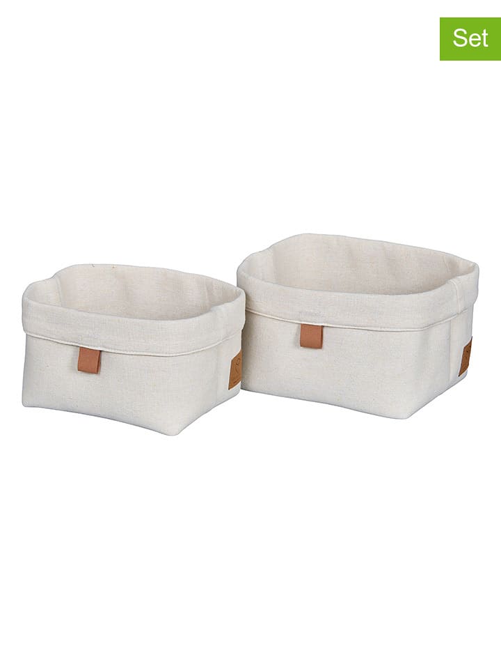 STORE IT Kosze (2 szt.) w kolorze kremowym rozmiar: onesize