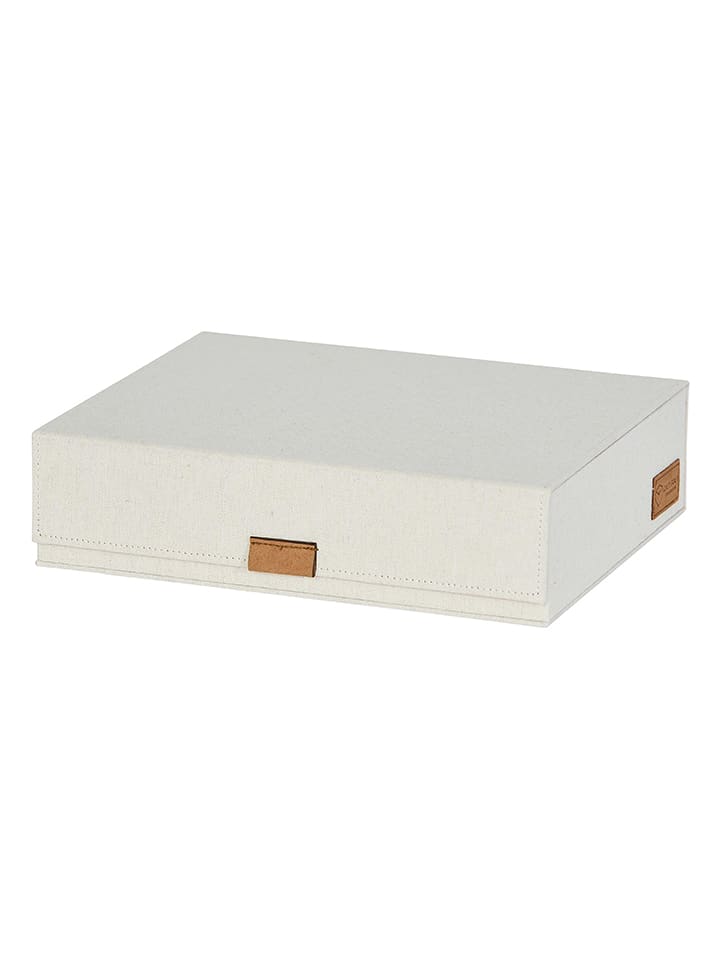 STORE IT Pudełko "Premium" w kolorze kremowym - 32 x 10,5 x 22 cm rozmiar: onesize
