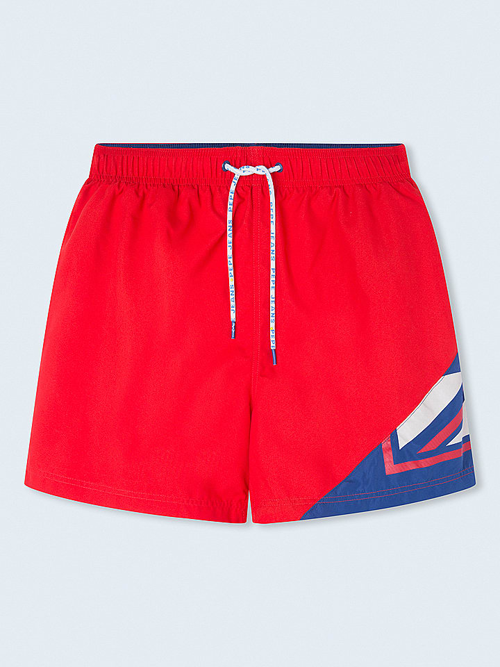 Pepe Jeans Szorty kąpielowe w kolorze czerwonym rozmiar: M