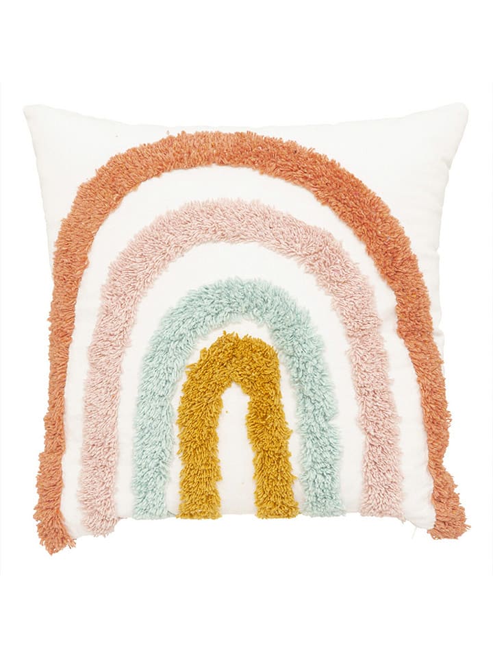 WellHome for Kids Poduszka w kolorze kremowym ze wzorem - 40 x 40 cm rozmiar: onesize