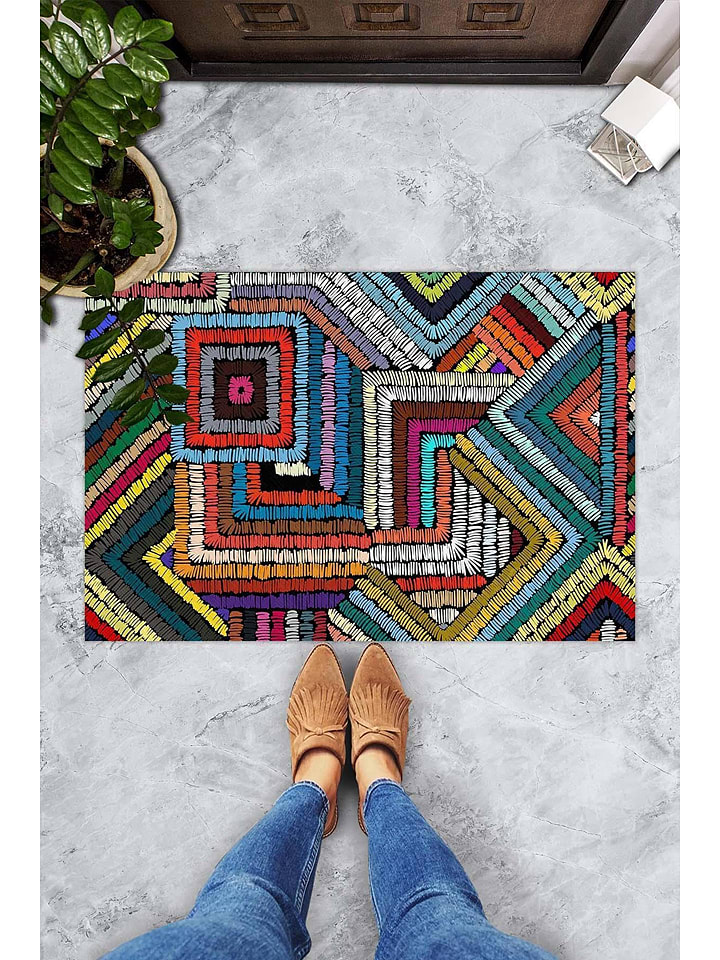 Mioli Wycieraczka "Maglie" ze wzorem rozmiar: 40x60 cm