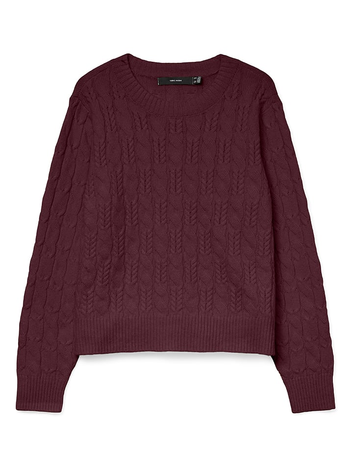 Vero Moda Sweter w kolorze ciemnofioletowym rozmiar: S
