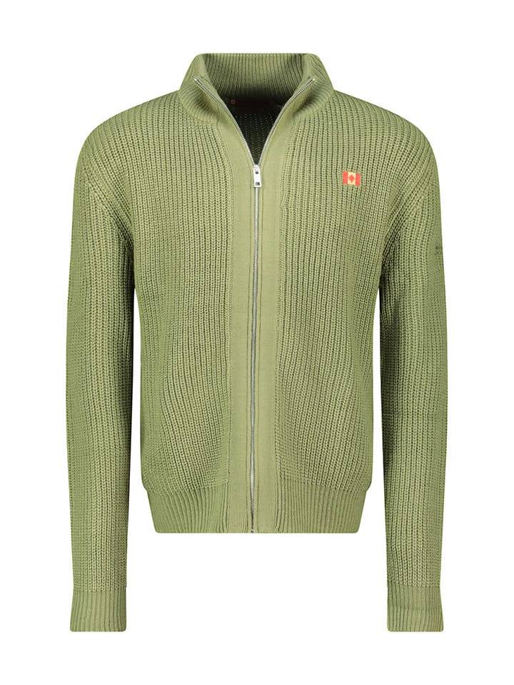 Canadian Peak Kardigan w kolorze zielonym rozmiar: XL