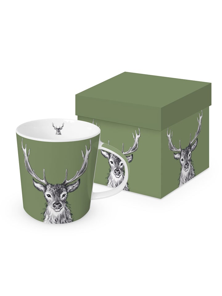 ppd Kubek jumbo "Paul" w kolorze zielonym - 400 ml rozmiar: onesize