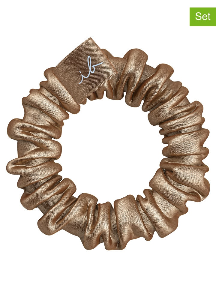 Invisibobble Gumki (4 szt.) "Sprunchie Slim" w kolorze jasnobrązowo-czarnym rozmiar: onesize