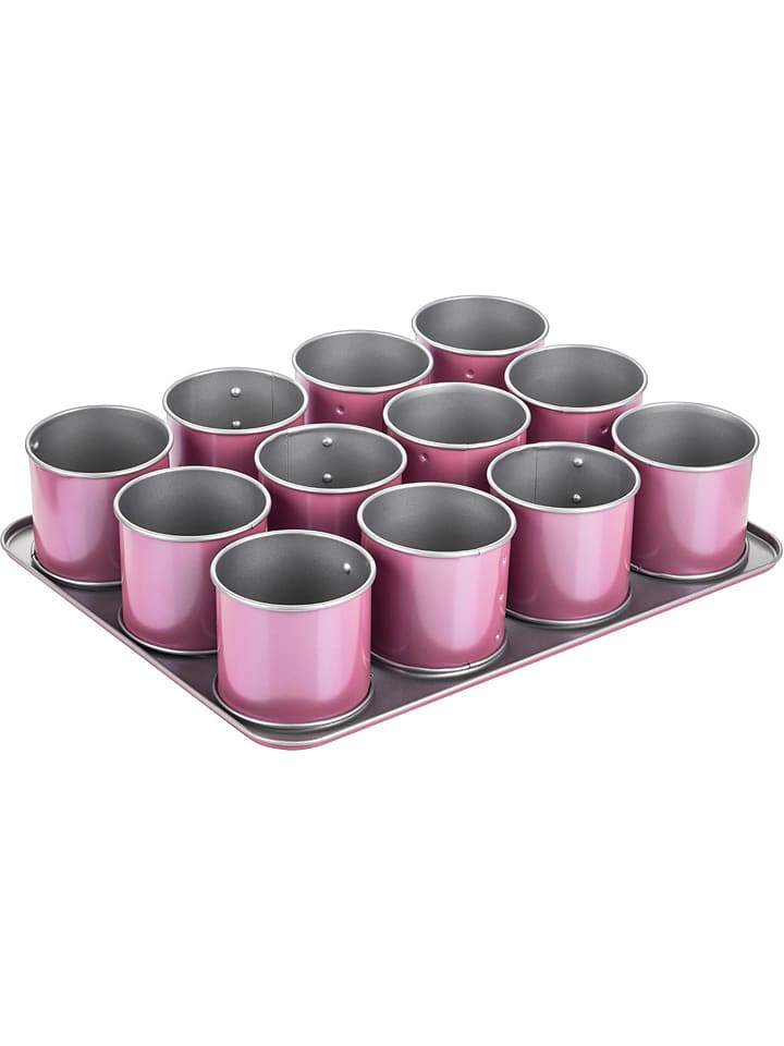 Zenker Mini-tortownice "creative studio" w kolorze jasnoróżowym - 38 x 30 cm rozmiar: onesize