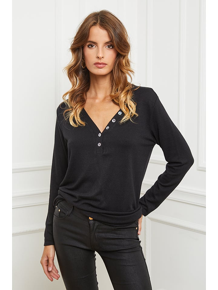 Joséfine Sweter "Abana" w kolorze czarnym rozmiar: XL